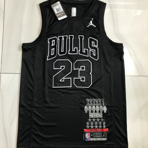 NBA 23 Michael Jordan MVP authentique Maillot noir